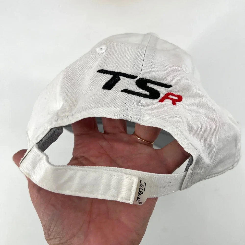 Titleist TSR Golf‎ Hat Cap White Gray Embroidered Adjustable Ponytail